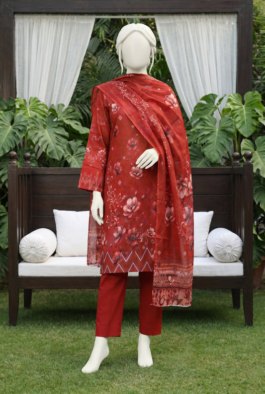 Printed Lawn Unstitched 3 Piece - 12530903