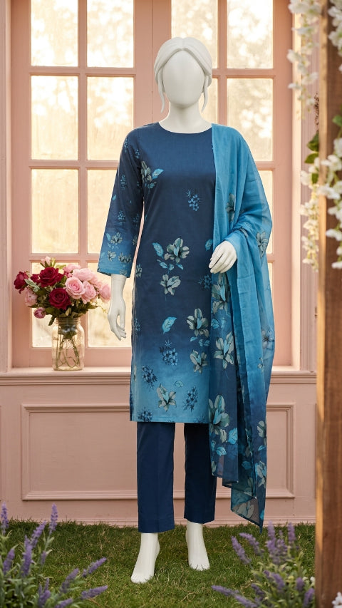 Printed Lawn Unstitched 3 Piece - 12470602
