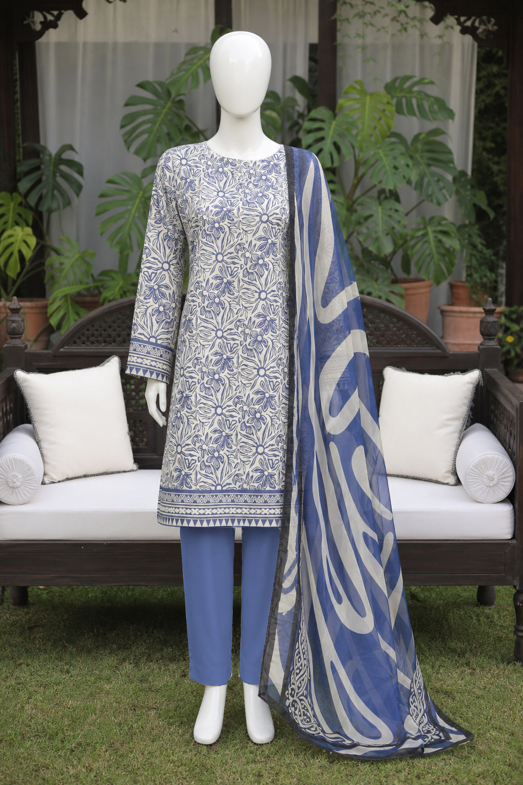 Printed Lawn Unstitched 3 Piece - 12520202