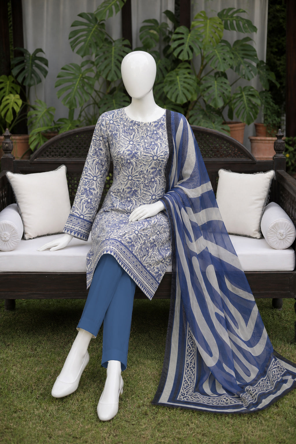 Printed Lawn Unstitched 3 Piece - 12520202