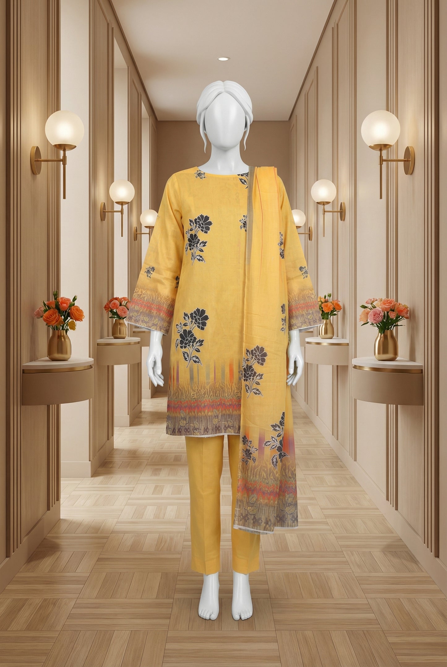 Printed Lawn Unstitched 3 Piece - 12480702