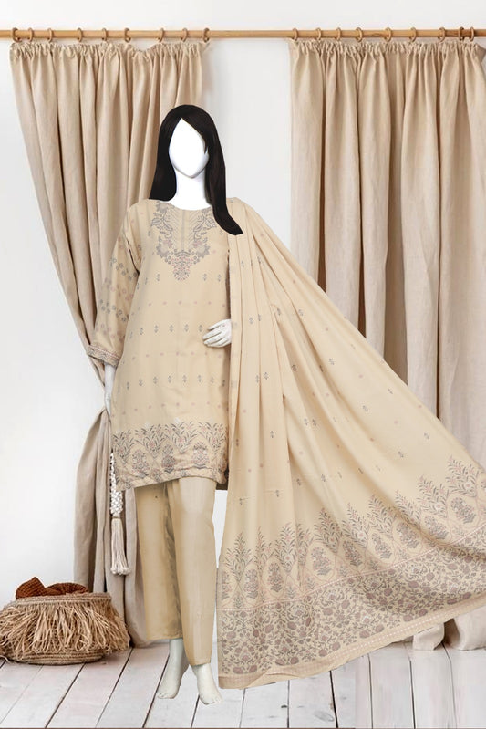 Jayqard karandi Unstitched 3 Piece - 1203d0403