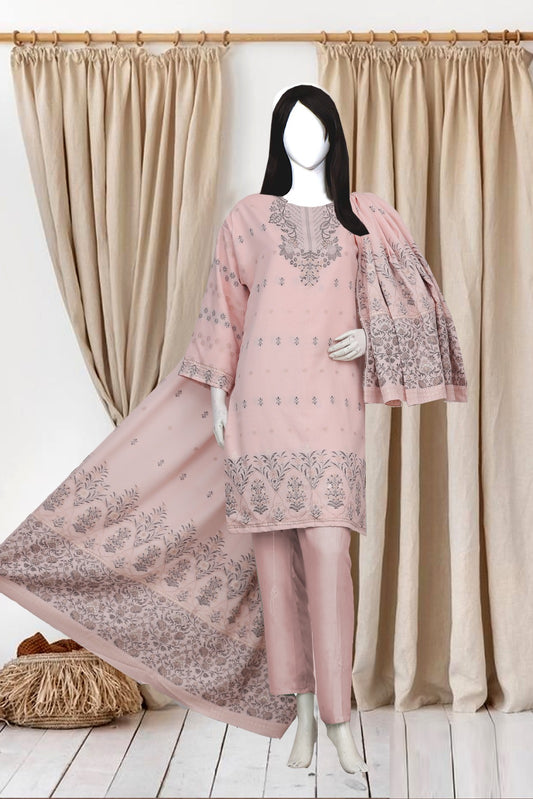 Jayqard karandi Unstitched 3 Piece - 1203d0401