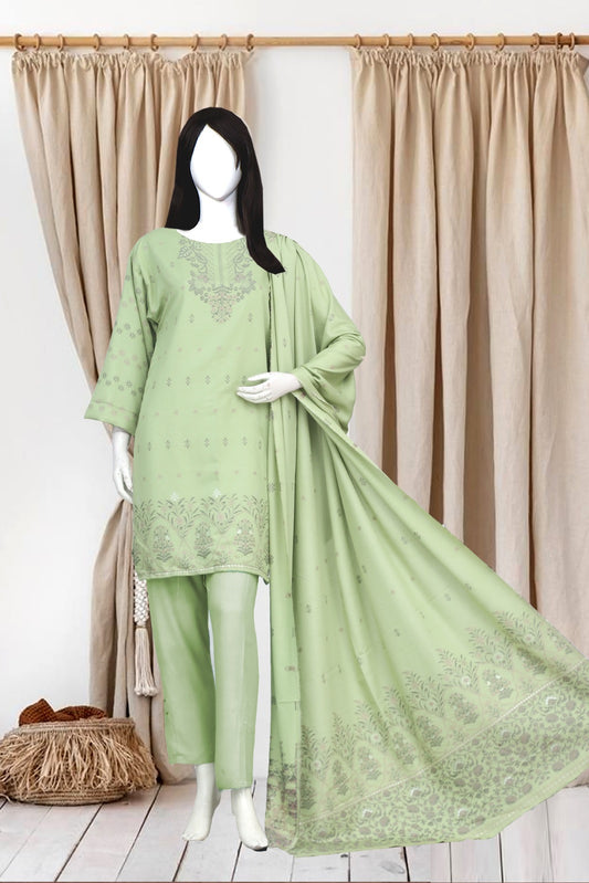 Jayqard karandi Unstitched 3 Piece - 1203d0402