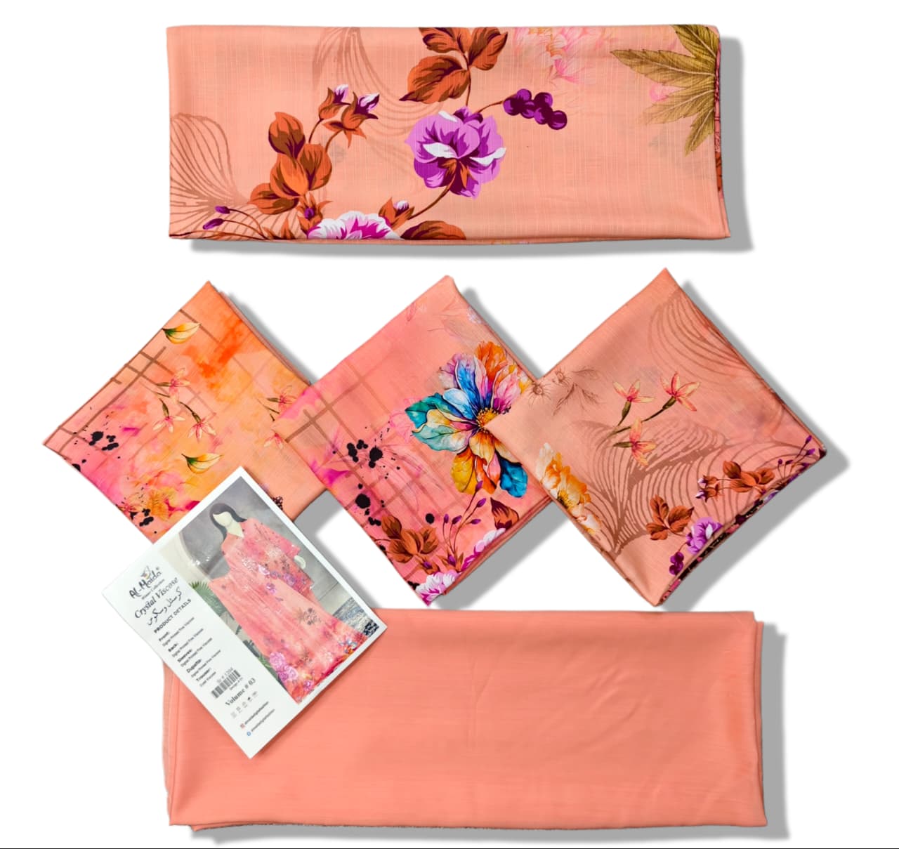 Printed Viscose Unstitched 3 Piece - 12040301