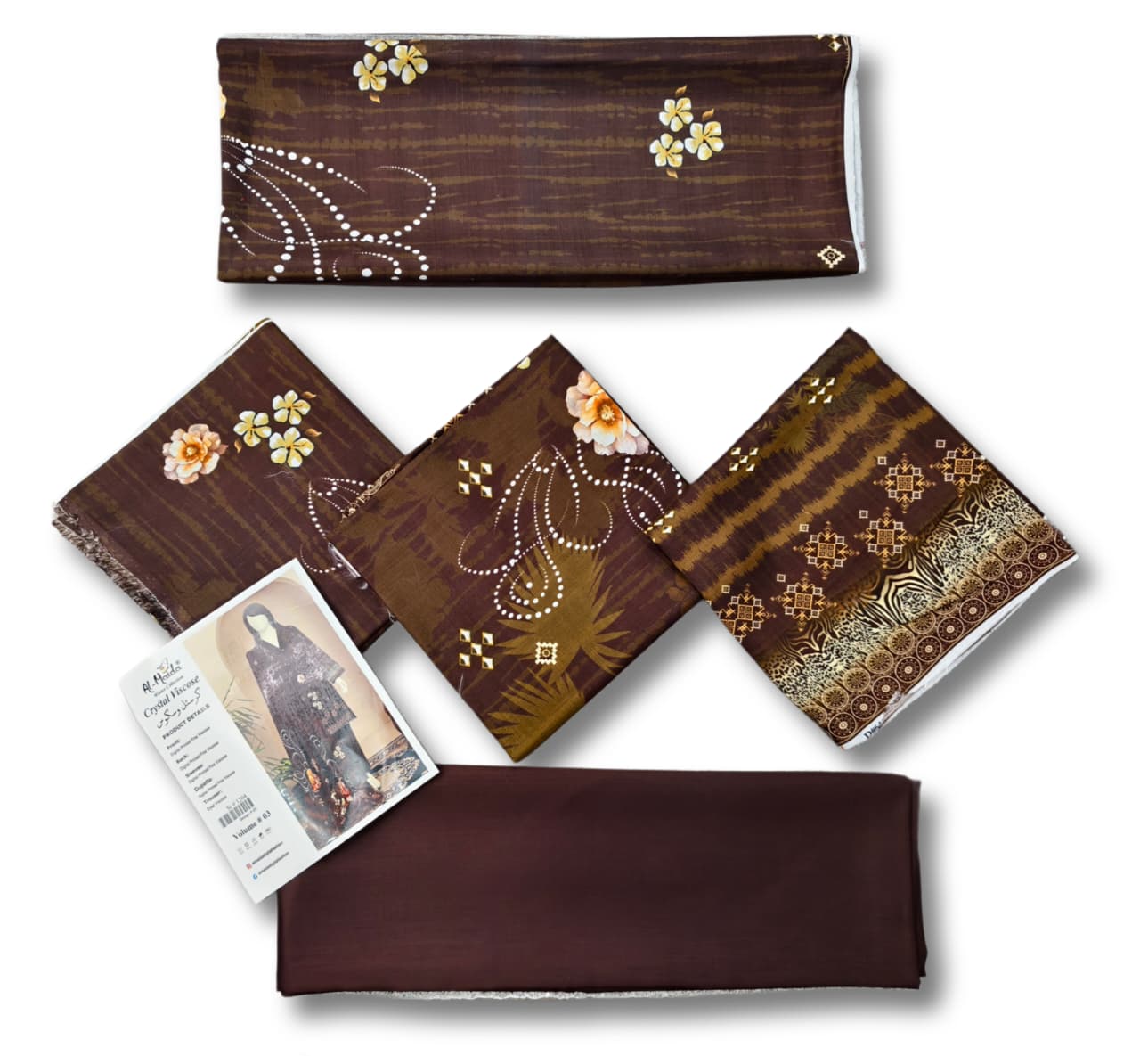 Printed Viscose Unstitched 3 Piece - 12040305