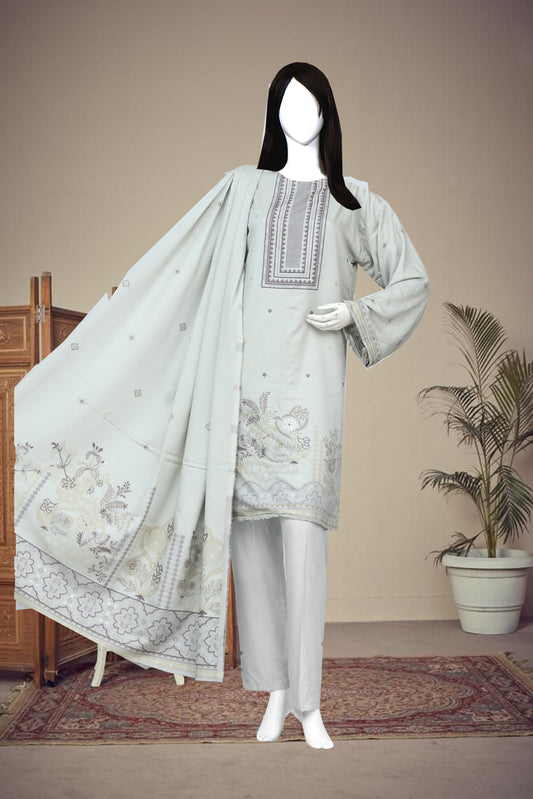 Jayqard karandi Unstitched 3 Piece - 12030202