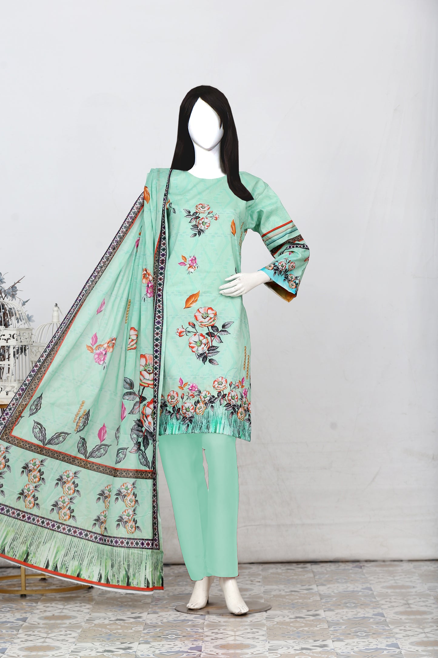 Printed Lawn Unstitched 3 Piece - 11600708