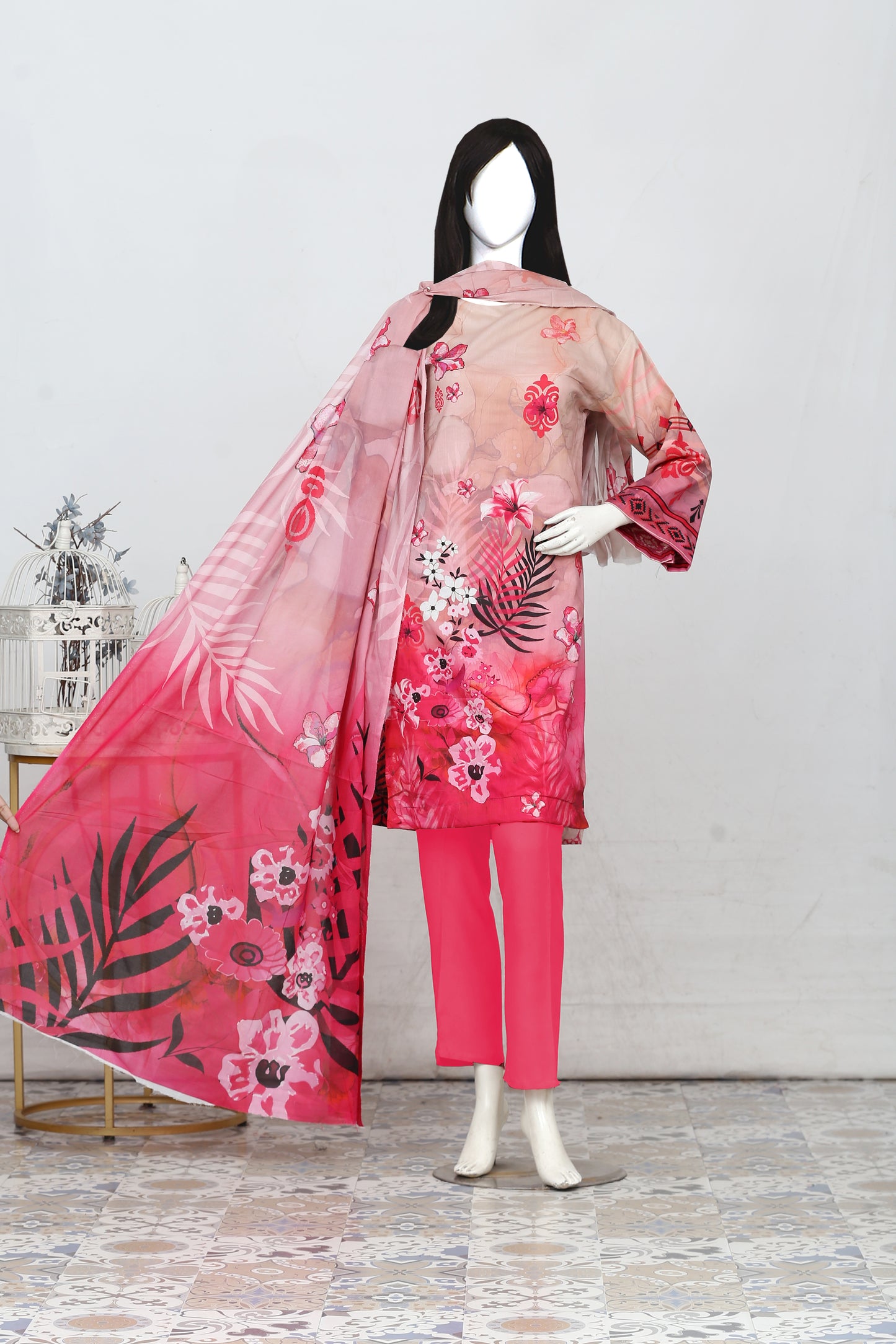 Printed Lawn Unstitched 3 Piece - 11600705