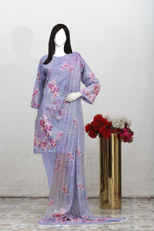 Printed Lawn Unstitched 3 Piece - 11440609