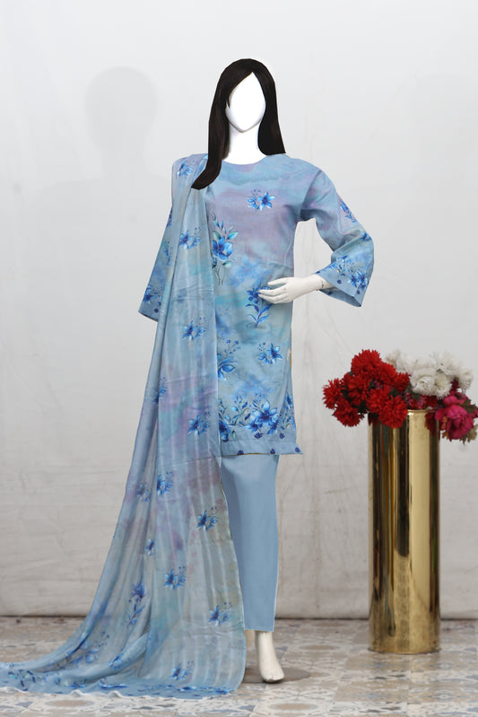 Printed Lawn Unstitched 3 Piece - 11440607