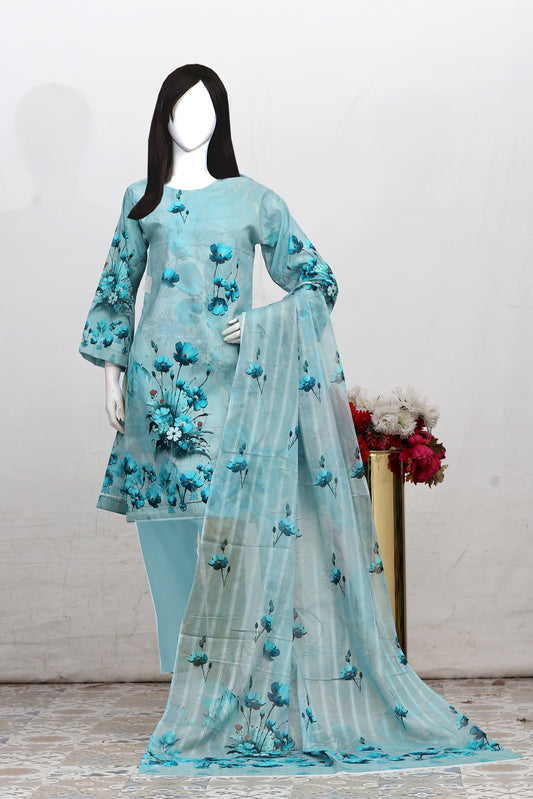 Printed Lawn Unstitched 3 Piece - 11440605