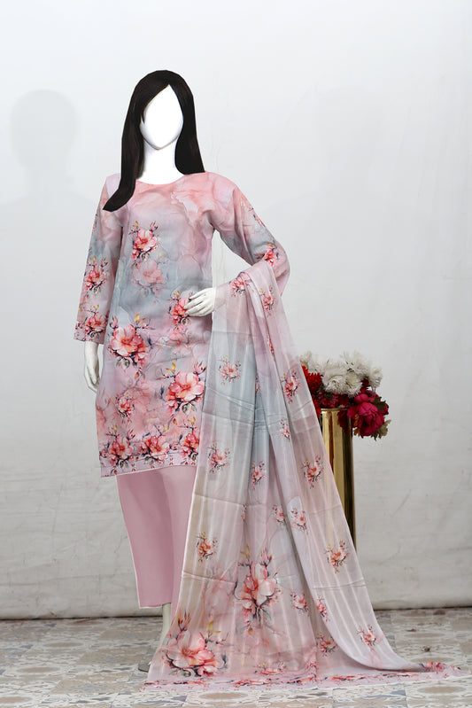 Printed Lawn Unstitched 3 Piece - 11440611