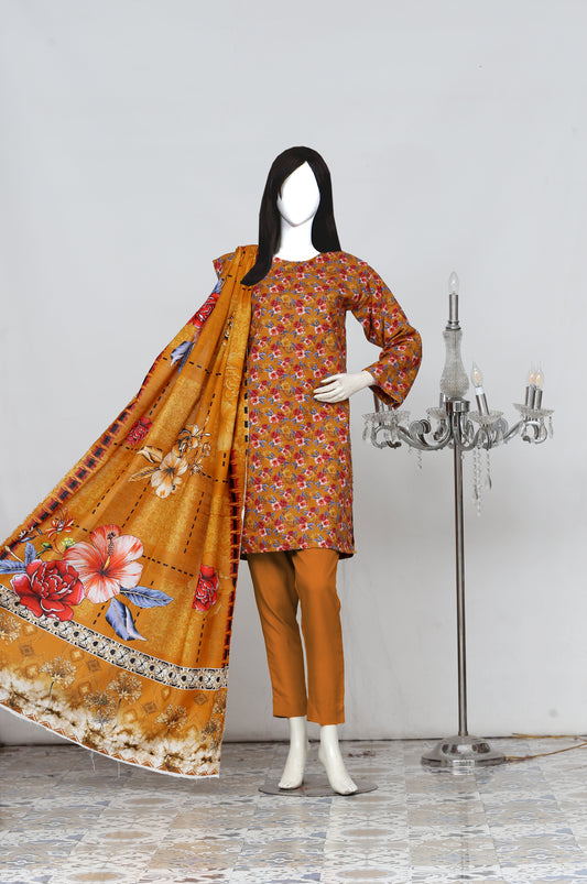 Motifs Khaddar 3 Piece