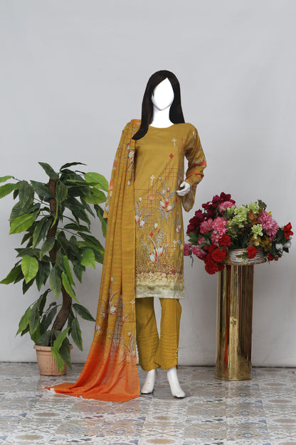 Mushk Lawn 4 Three Piece Suit