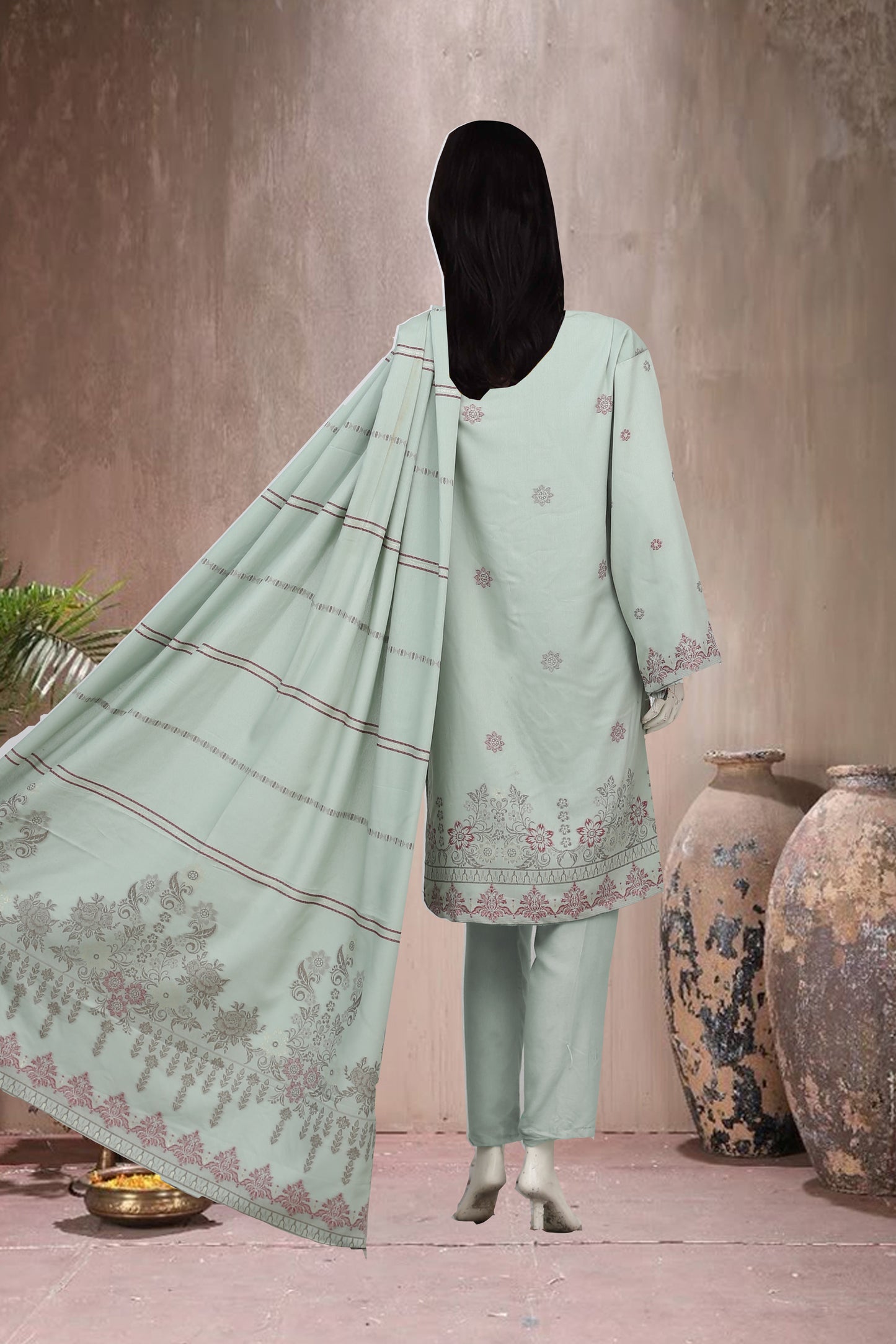 Jayqard Karandi Unstitched 3 Piece - 12030101