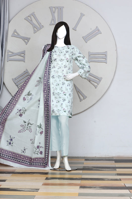 Printed Lawn Unstitched 3 Piece - 11410302