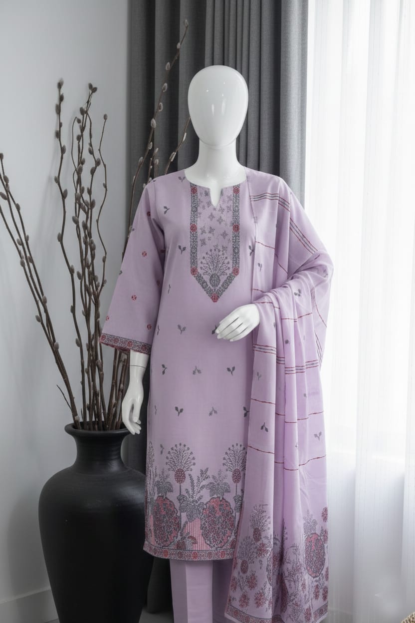 Printed Lawn Unstitched 3 Piece - 11380205