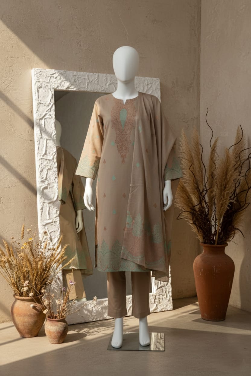 Printed Lawn Unstitched 3 Piece - 11370401