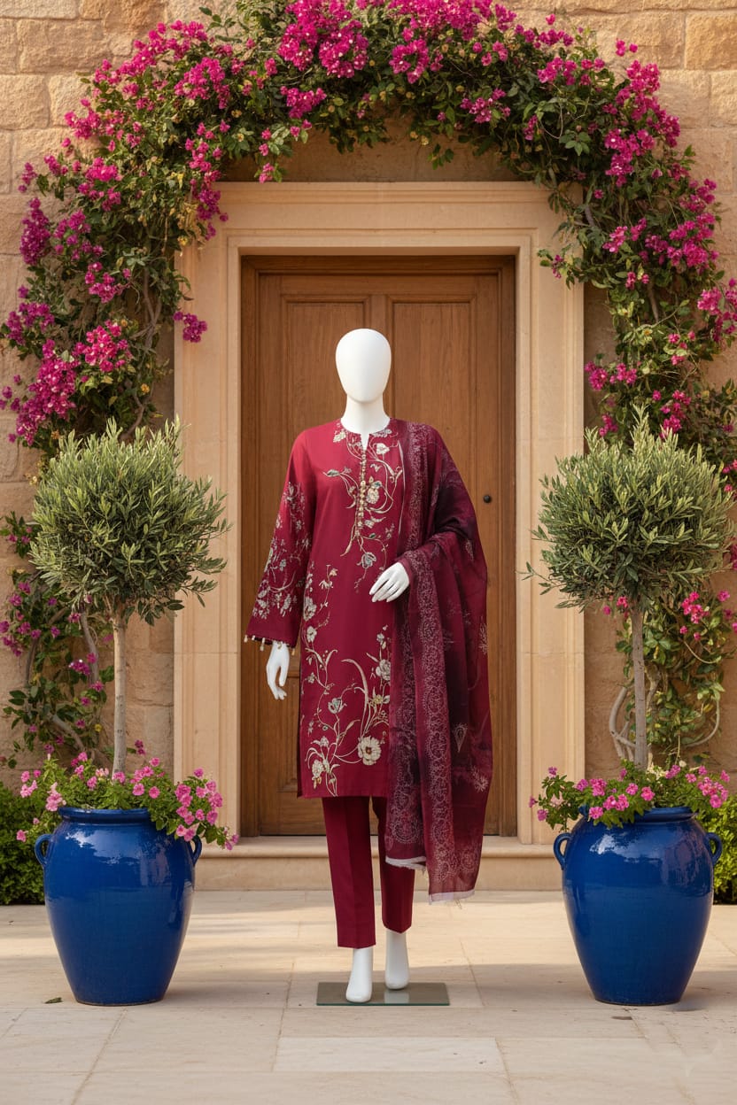 Printed Lawn Unstitched 3 Piece - 12020208