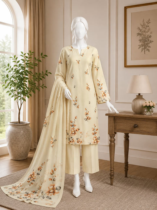 Printed Lawn Unstitched 3 Piece - 12471109