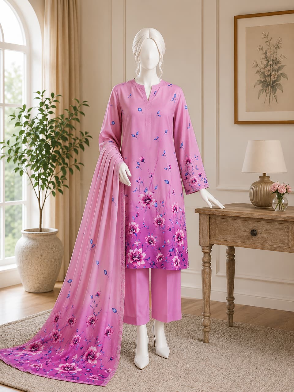 Printed Lawn Unstitched 3 Piece - 12471107