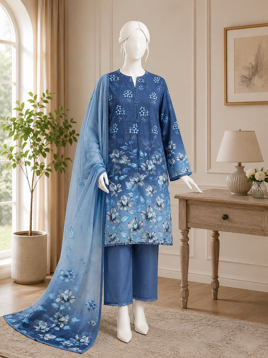 Printed Lawn Unstitched 3 Piece - 12471106