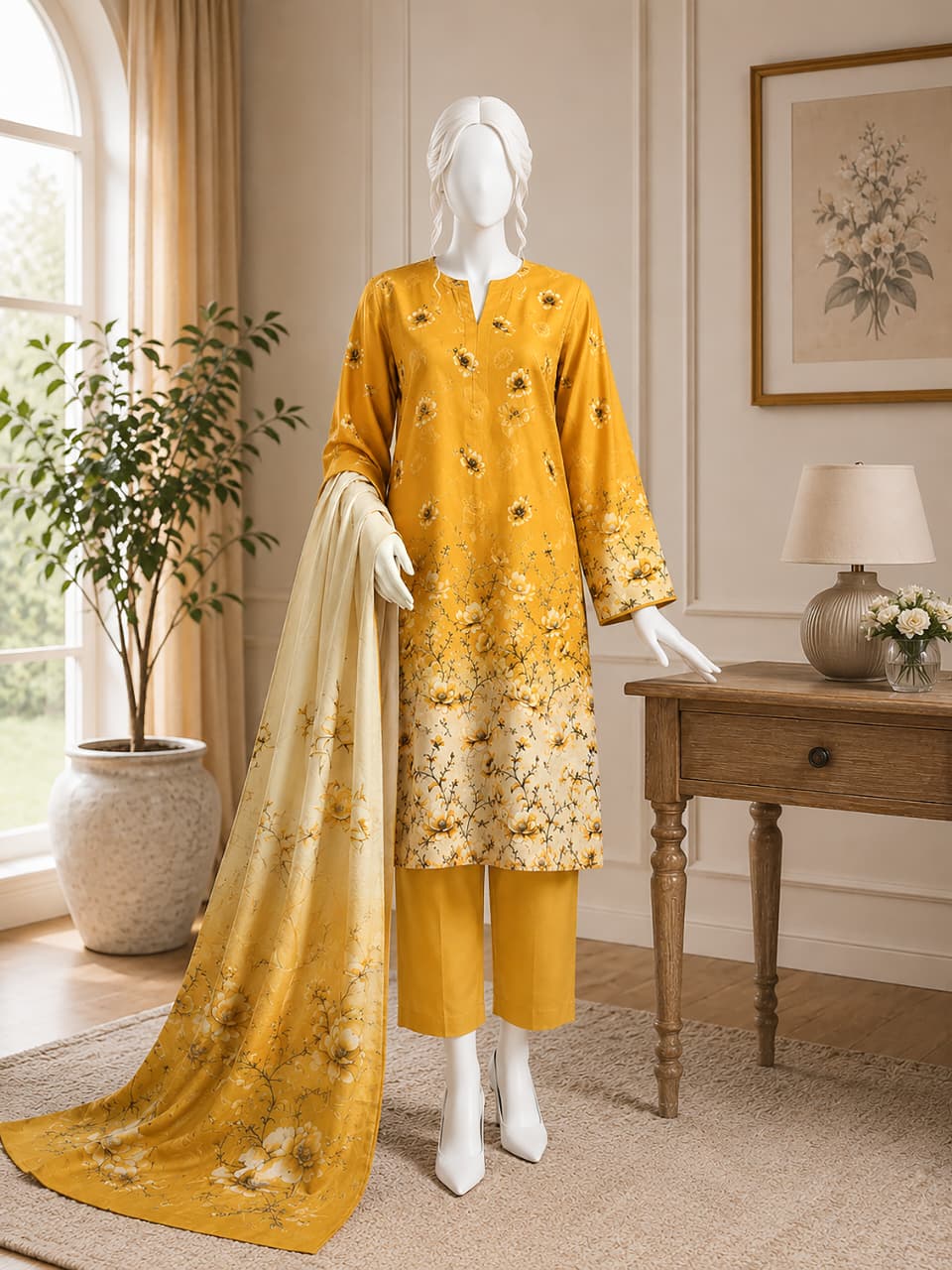 Printed Lawn Unstitched 3 Piece - 12471103