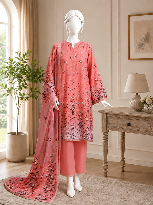 Printed Lawn Unstitched 3 Piece - 12471101