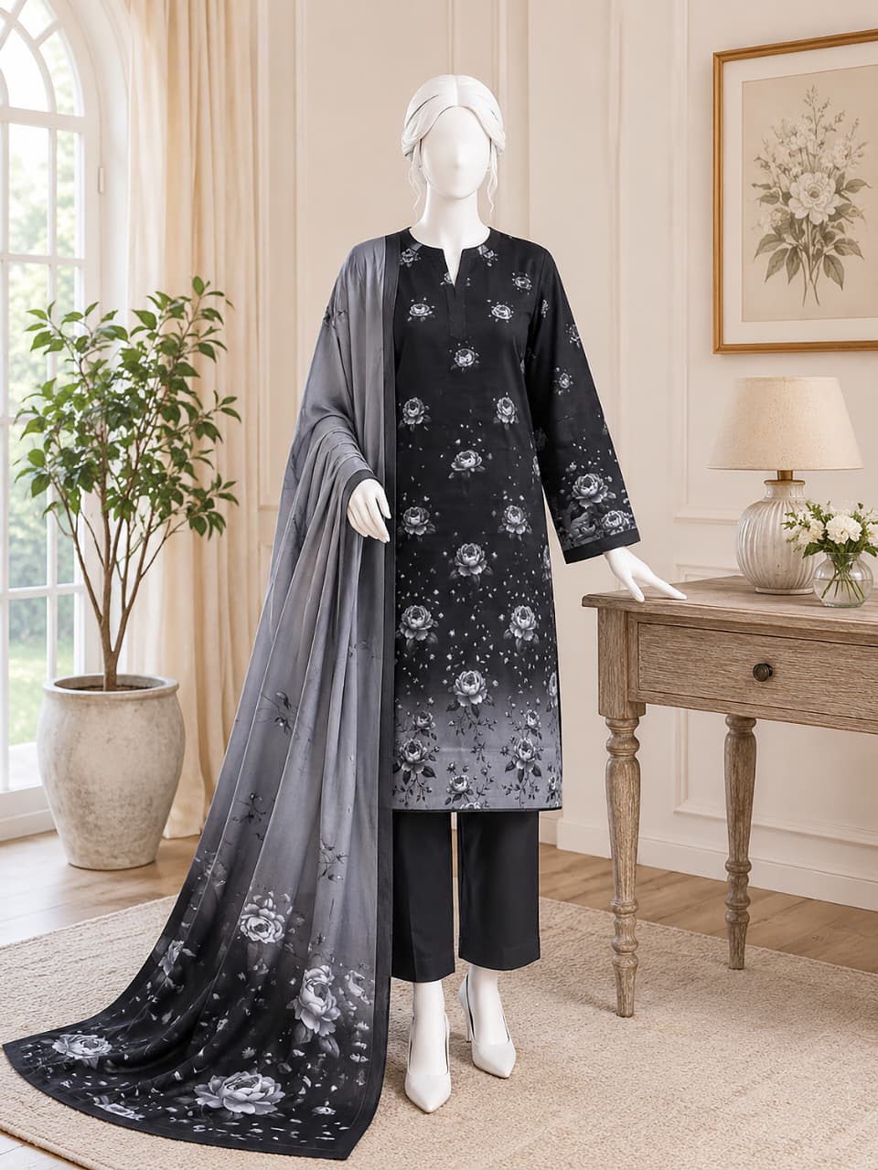 Printed Lawn Unstitched 3 Piece - 12471104