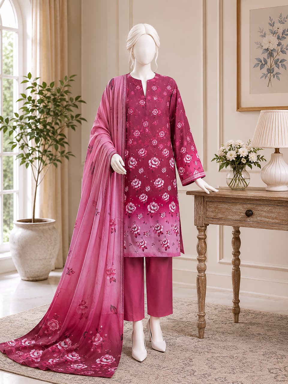 Printed Lawn Unstitched 3 Piece - 12471105