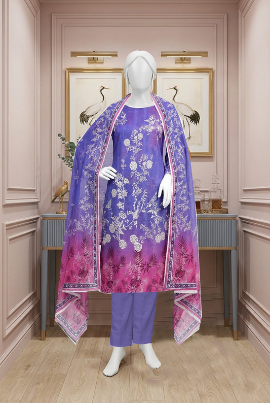 Printed Lawn Unstitched 3 Piece - 11330210